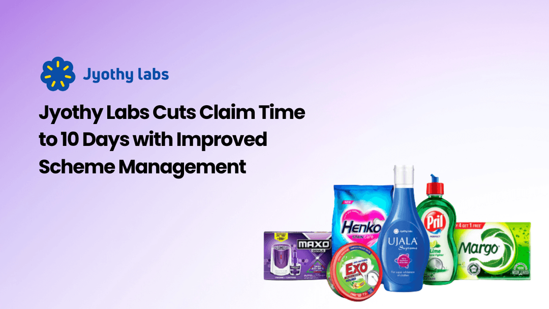 How Jyothy Labs cut claim time and Improved scheme Efficiency