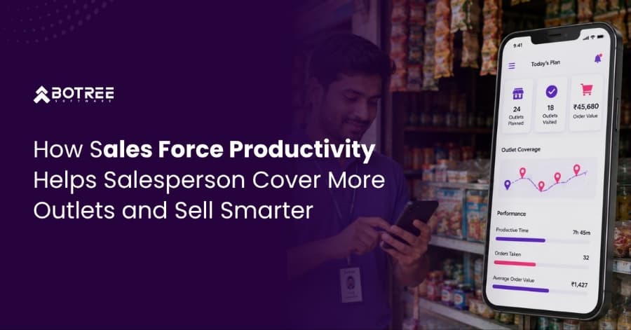 How Sales Force Productivity Helps Salesperson Cover More Outlets and Sell Smarter