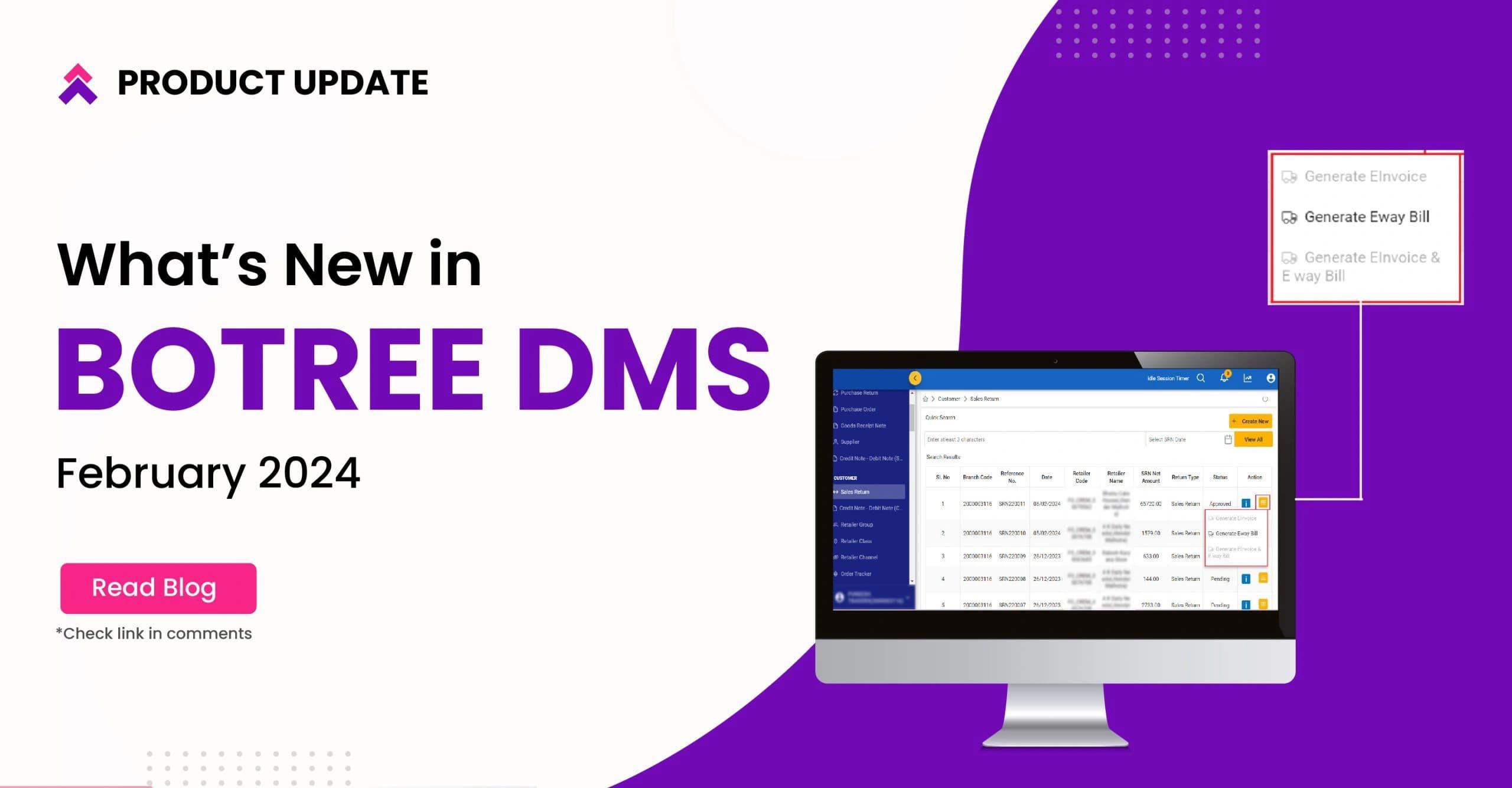 Enabling Streamlined Bill Generation, Scheme Application and More Exciting Functionalities in the Latest Botree DMS