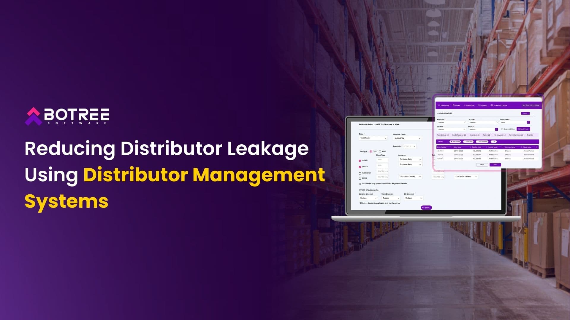 Reducing Distributor Leakage Using DMS