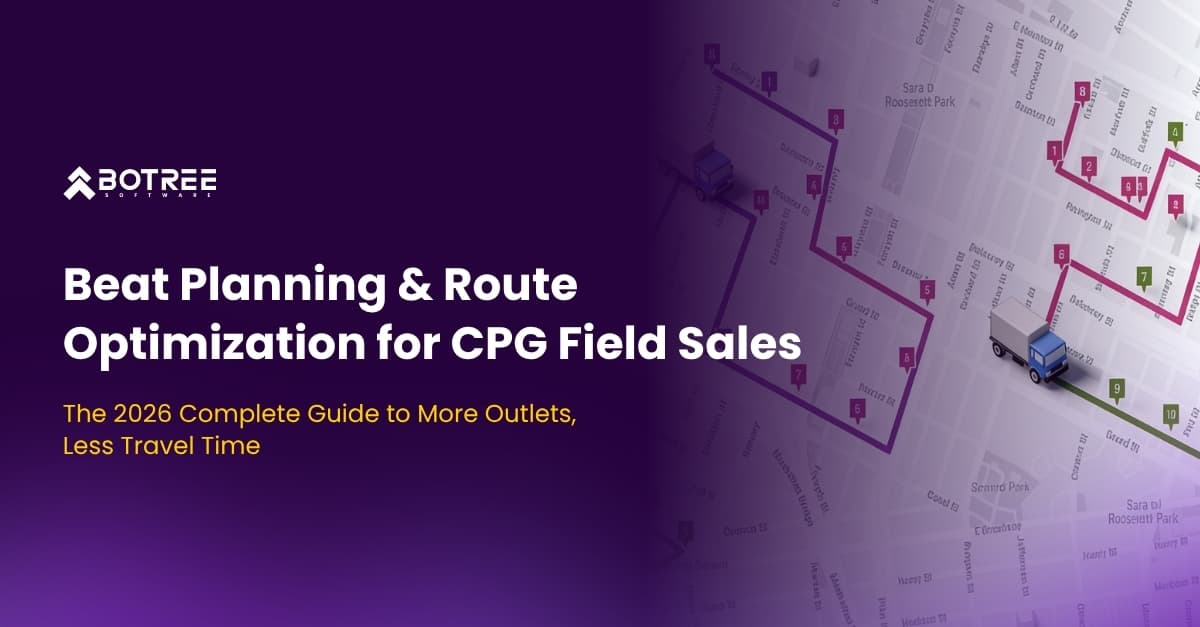 Beat Planning & Route Optimization for CPG Field Sales: The 2026 Complete Guide to More Outlets, Less Travel Time